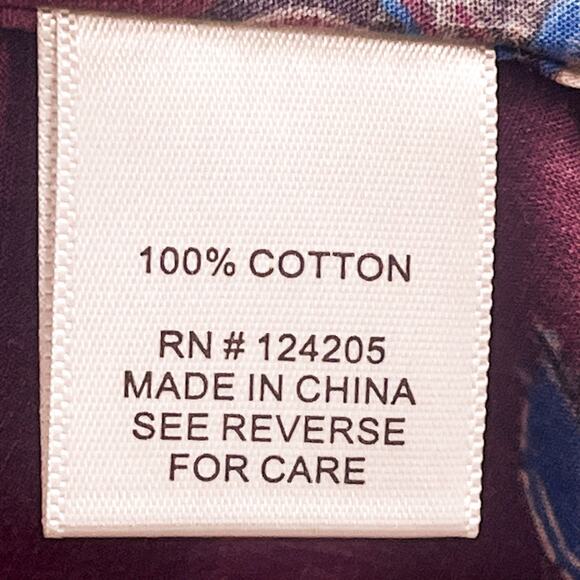 Trend F/X Fusion Mens Modern Fit Buton Down Shirt - Purple Motorcycles, Size L - Picture 7 of 8